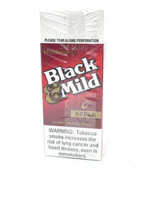 Black & Mild Apple 25 CT No Price